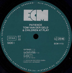 Tom Van Der Geld And Children At Play (2) - Patience (Vinyl) Image