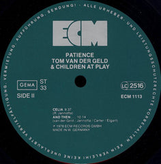 Tom Van Der Geld And Children At Play (2) - Patience (Vinyl) Image