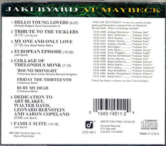 Jaki Byard - Live At Maybeck Recital Hall, Volume Seventeen (CD) Image