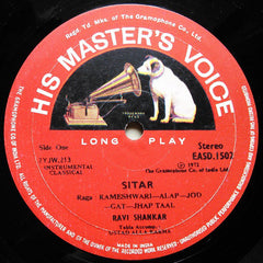 Ravi Shankar - Ragas: Kameshwari • Gangeshwari • Rangeshwari (Vinyl) Image