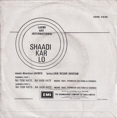 Jaidev, Jan Nisar Akhtar - Shaadi Kar Lo (45-RPM) Image