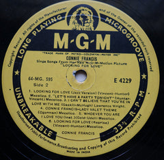Connie Francis - Sings Songs From Her New MGM Motion Picture "Looking For Love" (Vinyl) Image