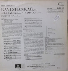 Ravi Shankar - RÄgÄ KhamÄj • RÄga LalÄ«t (Vinyl) Image