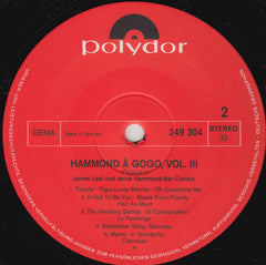 James Last & His Hammond Bar Combo - Hammond À GoGo 3 (Vinyl) Image