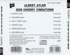 Albert Ayler And Don Cherry - Vibrations (CD) Image