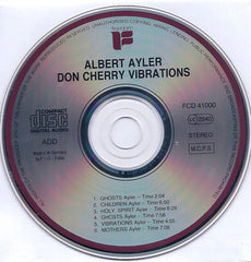 Albert Ayler And Don Cherry - Vibrations (CD) Image