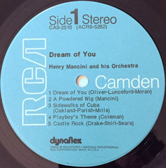 Henry Mancini And His Orchestra - Dream Of You (Vinyl) Image