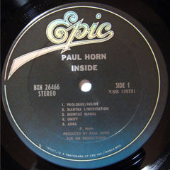 Paul Horn - Inside (Vinyl) Image
