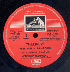 Pandit Shiv Kumar Sharma - Feelings (Vinyl) Image