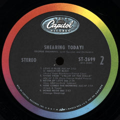 George Shearing , With George Shearing Quintet, The And George Shearing Orchestra, The - Shearing Today! (Vinyl) Image