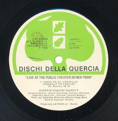 Giorgio Gaslini Quintet - Live At The Public Theater In New York (Vinyl) (2 LP) Image