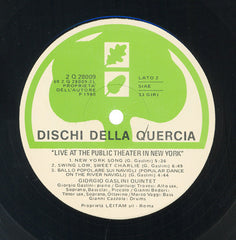 Giorgio Gaslini Quintet - Live At The Public Theater In New York (Vinyl) (2 LP) Image