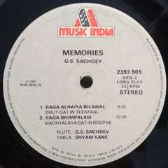 G. S. Sachdev - Memories (Vinyl) Image