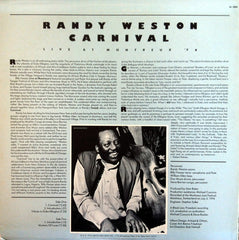 Randy Weston - Carnival (Live At Montreux '74) (Vinyl) Image