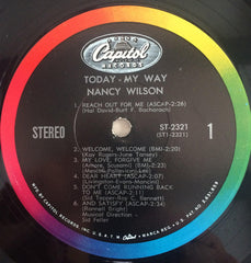 Nancy Wilson - Today - My Way (Vinyl) Image