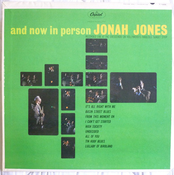 Jonah Jones - And Now In Person Jonah Jones (Vinyl) Image