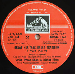 Imrat Khan, Irshad Khan, Nishat Khan, Shafaatullah Khan - Great Heritage Great Tradition (Vinyl) Image