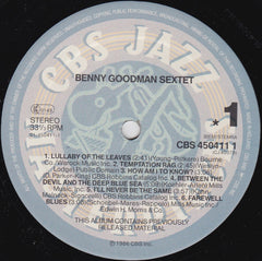 Benny Goodman Sextet - Benny Goodman Sextet (Vinyl) Image