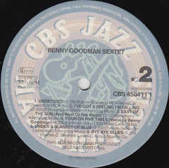 Benny Goodman Sextet - Benny Goodman Sextet (Vinyl) Image