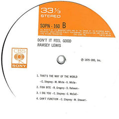 Ramsey Lewis - Don't It Feel Good (Vinyl) Image