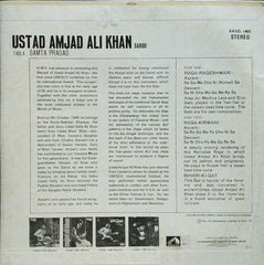 Amjad Ali Khan - Raga-Rageshwari (Vinyl) Image