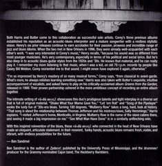 Corey Harris & Henry Butler - Vü-Dü Menz (CD) Image