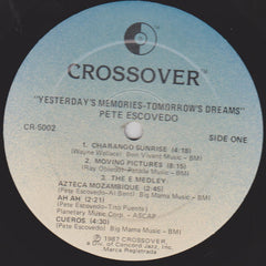 Pete Escovedo - Yesterday's Memories · Tomorrow's Dreams (Vinyl) Image