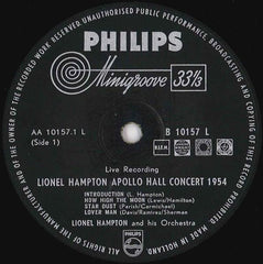 Lionel Hampton - Apollo Hall Concert 1954 (Vinyl) Image