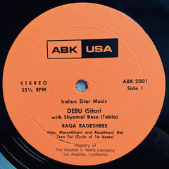 Debu Chaudhuri - Debu's Sitar - India's Debu - Sitar Maestro (Vinyl) Image