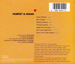 Henry Threadgill - Makin' A Move (CD) Image