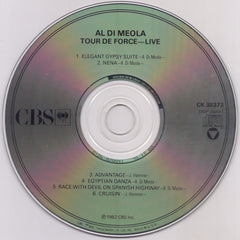 Al Di Meola - Tour De Force - "Live" (CD) Image