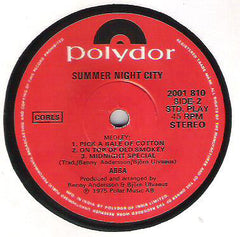 ABBA - Summer Night City (45-RPM) Image
