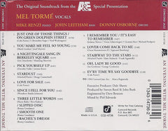 Mel Tormé - An Evening With Mel Tormé (Live From The Disney Institute) (CD) Image