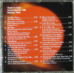 Frank Sinatra - Sinatra In Japan - Concert April 26 - 1985, Budokan, Tokyo (CD) Image