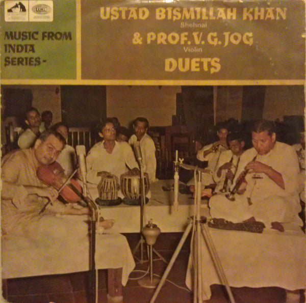 Bismillah Khan And V. G. Jog - Duets (Vinyl) Image