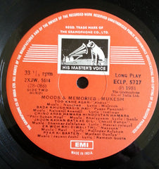 Mukesh - Moods & Memories (Vinyl) Image