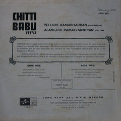 Chitti Babu - Veena (Vinyl) Image