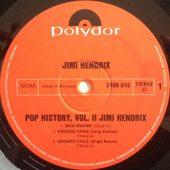 Jimi Hendrix - Pop History Vol 2 (Vinyl) (2 LP) Image