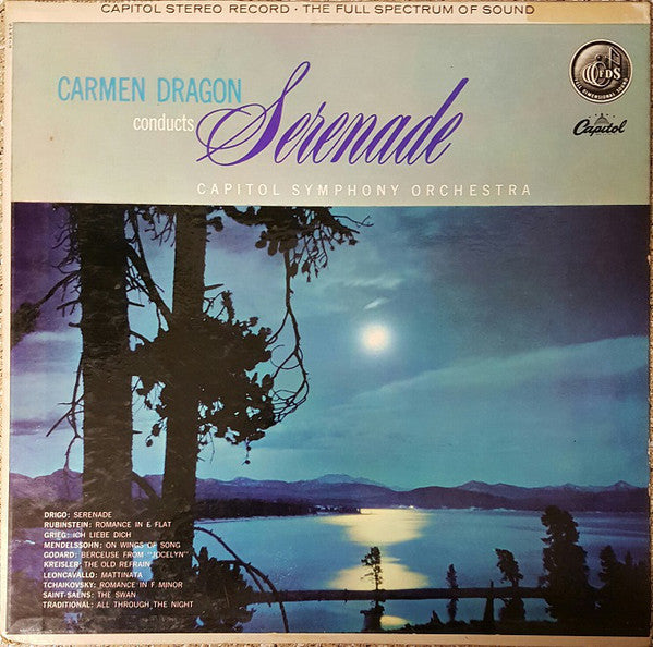 Carmen Dragon Conducts Capitol Symphony Orchestra - Serenade (Vinyl) Image
