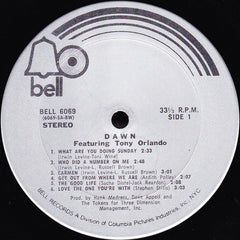 Dawn (5) Featuring Tony Orlando - Dawn Featuring Tony Orlando (Vinyl) Image