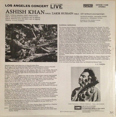 Aashish Khan - Los Angeles Concert Live (Vinyl) Image