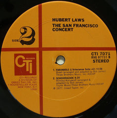 Hubert Laws - The San Francisco Concert (Vinyl) Image