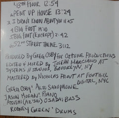 Greg Osby - Banned In New York (CD) Image