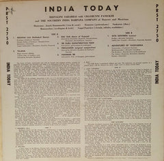 Mrinalini Sarabhai With Chathunni Panicker And The Southern India Darpana Company Of Dancers And Musicians - India Today (Vinyl) Image