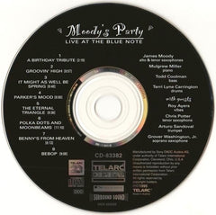 James Moody Quartet - Moody's Party - Live At The Blue Note (CD) Image