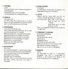 Thomas Mapfumo - Shumba (Vital Hits Of Zimbabwe) (CD) Image