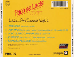 Paco De Lucia Sextet - Live... One Summer Night (CD) Image