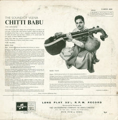 Chitti Babu - The Sound Of Veena (Vinyl) Image
