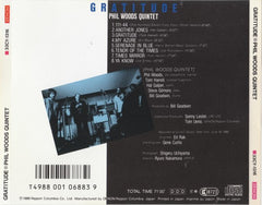 Phil Woods Quintet, The - Gratitude (CD) Image