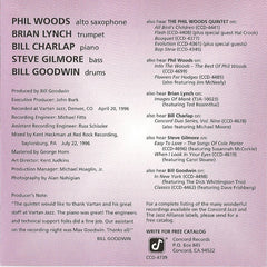 Phil Woods Quintet, The - Mile High Jazz - Live In Denver (CD) Image